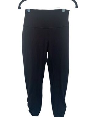 43. NWT Lululemon align ruched petal-hem tight BLACK Size 8